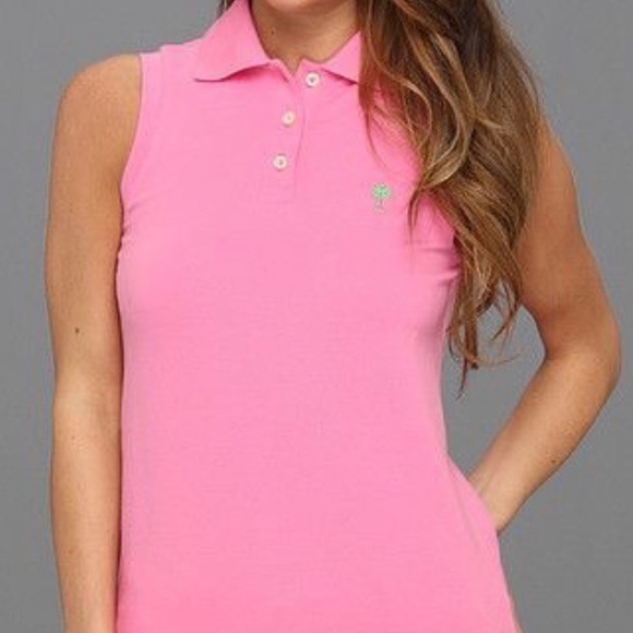 Lilly Pulitzer Tops - Lilly Pulitzer SLEEVELESS ISLAND POLO L